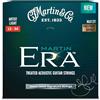 MARTIN - MJI12T, Corde Per Chitarra Acustica Phosphor Bronze 12-54 Artist Light, Jason Isbell Signature, Trattamento Lifespan Anticorrosione, Flexible Core, Ball End Con Seta Rossa