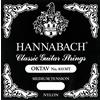 Hannabach corde per chitarra classica Serie 835 Medium Tension per chitarra ottava, nylon trasparente, diapason 380-400 mm - E1-8351MT