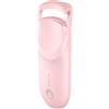 AURIVEE Piegaciglia Elettrico Riscaldato, 2 Livelli Temperatura, Ricaricabile Type-C, 10S Riscaldamento & 24H Ricci, Piega Ciglia Portatile per Viaggio e Giorno (Rosa)