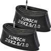 YunSCM 2PCS 60/68-622 29 pollice Camere d'aria 29x2.5/3.0 FV48mm valve Compatibile 29 pollice bike Camere d'aria 29x2.50 29x2.60 29x2.80 29x3.0