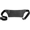ONE SHOP di Bracalente Piero ONE SHOP Marsupio Running Uomo & Donna marsupio corsa Impermeabile Sportivo Trekking Sport Fitness Jogging Ultra-Sottile Regolabile 3 Tasche con Zip Porta Cellulare Chiavi Accessori (Nero)