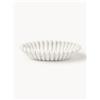 Westwing Collection Ciotola decorativa ovale in marmo fatta a mano Santorini, larg. 35 cm - Bianco