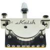 Kaish, Selettore pickup a 5 posizioni, resistente, con punta in plastica cromata, per chitarra Stratocaster o Telecaster