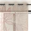 Soleil d'ocre, Tenda trasparente con occhielli stampato 135x250 cm MAYOTTE