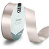 Vaessen Creative Nastro di Raso Beige - Nastro Colorati 20 m x 25 mm per il Fai-da-te - Decorazioni Matrimonio - per Regali e Segnalibri
