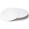 PARENCE - Set di 6 strati rotondi per torte Ø 28 cm - Vetrine rigide in cartone bianco - Supporto pasticceria usa e getta - 6 pezzi