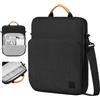 Dadanism 13 Borsa per Tablet con Tracolla Compatibile con iPad Pro 13 M5/M4, iPad Air 13 M4/M3, MacBook Neo 13, MacBook Air 13 M5/M4, Galaxy Tab S10 FE Plus 13,1/Tab S10+ 12,4, Nero+Grigio