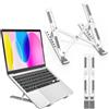 AOVUYCK-Store Supporto PC Portatile 10-17.3", Supporto per Laptop Regolabile a 7 Livelli, Supporto in Alluminio Portatile con Silicone Antiscivolo, Compatibile Laptop e Tablet