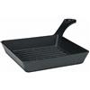 Baldassare Agnelli Pentole Agnelli COGHSMG16160M Mini Griglia con Manico, Ghisa, Nero Opaco, 16x16 cm