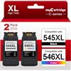 MYCARTRIDGE PHOEVER PG 545 CL 546 XL PG-545XL CL-546XL - Cartucce per stampante Canon 545 546 per Canon pixma MX495 TR4550 TS3150 TS3350 MG3050 cartuccia per stampante (nero, colore, 2 unità)