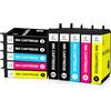 LeciRoba 604XL per Epson 604 xl 604xl cartucce d'inchiostro per Epson Expression Home XP-2200 XP-2205 XP-3200 XP-3205 XP-4200 XP-4205 WF-2910DWF WF-2930DWF WF-2935DWF WF-2950DWF Stampanti (confezione