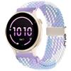 RUIMAYA Cinturini per Smartwatch Compatibili con Garmin Vivoactive 6/5/3/Venu 2 Plus, Cinturino per Orologio in Nylon Intrecciato per Vivomove 3/Sport/Style/Luxe/Trend/HR (Viola, 20mm)