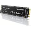 Vansuny 512GB SSD M.2 NVMe PCIe 3.0 x4, Disco a Stato Solido Interno 2280, 3D NAND, fino a 3400 MB/s Lettura, 2100 MB/s Scrittura, per PC, Laptop e Desktop (Nero)