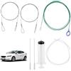 HhBdy Spazzola per la Pulizia del Tettuccio Apribile Dell'auto, Spazzola Pulizia Tubo 500cm Stura Tubi Scarico Multifunzionale Sunroof Drain Brush per Tettucci Apribili Bagagliai Serbatoi