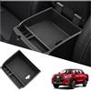 Ruiya Compatibile con 2016-2025 2026 Toyota Hilux | GR Sport | Hybrid 48V Braccioli Portaoggetti Organizer, Console Centrale Portaoggetti Braccioli Vano Contenitore Portaoggetti Hilux Accessori