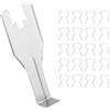 Sinbana 76951 Maniglia Finestrino Rimozione Attrezzo con 20pcs 76980 Clip Ritenuta, Manovella Finestrino Rimozione Attrezzo Metallo Automobile Riparazione Kit per Maggior Parte Pannelli Porta Auto