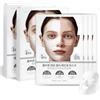 Henjunu 10 Pezzi Maschera Collagene Viso,Bio Collagen Real Deep Mask,Anti Wrinkle Lifting Mask,Riduce le Linee Sottili e le Rughe,Idratante,per Tutti i Tipi di Pelle