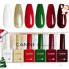 CANNI Smalto Semipermanente per Unghie 6 Colori Gel Nail Polish Soak Off UV LED per la manicure e la progettazione delle unghie 9ml C2315
