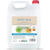 Intercabo - Body Milk con Aloe Vera e Latte di Mandorle - caraffa da 5 litri - emulsione idratante per corpo - uso professionale per hotel, spa, centri benessere - idratazione quotidiana