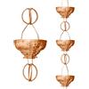 Monarch Rain Chains Monarch - Catena per Pioggia in Puro Rame martellato Orientale, Lunghezza 2,5 m