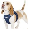rabbitgoo Pettorina Cane Taglia Piccola, Leggero e Morbido, Blu Scuro M | Pettorina per Cani Piccoli, Regolabile, Facile da Indossare, in Rete Traspirante, Strisce Riflettenti, per Passeggiate Corse