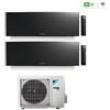 Daikin CONDIZIONATORE DAIKIN EMURA 3 DUAL SPLIT 12000+12000 BTU BLACK WIFI INVERTER 2MXM50A A+++
