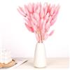 elthmpr Pampas Decorative Fiori Secchi - 120 Pezzi Bouquet di Pampas Grass Essiccato 30CM Decorazione di Pampas Grass Naturale Fiori Secchi Decorativi per Vaso Matrimoni Feste Decorazioni Boho (Rosa)