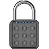 Telituny Pacchetto Digitale a 6 Cifre, Blocco Combinato per Armadietto, Blocco di Blocco Password e Blocco Elettronico Ip67 Pacchetto di Pacchetto per la Palestra e L'armadietto