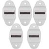 Krawnxin Guida Cinghia Tapparella 23mm Cinghia Avvolgibile con Spazzola, Plastica, Bianca (23mm X 5pcs)