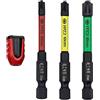 SPORTARC Set di punte per cacciavite, punta per cacciavite a croce, cacciavite speciale per elettricisti, cacciavite elettrico e bobina magnetica 65 mm FPZ