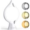 KICLBD Lampada 10000 Lux per Terapia Della Luce - 3 Colori, 4 Timer, 5 Intensità Regolabili, Funzione Memoria - Solare Senza Raggi UV per Casa/Ufficio