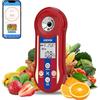 GIDIGI Rifrattometro digitale Brix e tester di salinità, misuratore intelligente Brix per zucchero, rifrattometro del sale per acqua salata con ATC, intervallo di misura Brix 0,0-60% per frutta, vino e birra