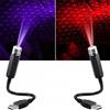 Gowxs 2 mini proiettori a LED Star Night, luce notturna con presa USB, proiettore romantico e durevole, mini proiezione per auto, camera da letto, soggiorno, feste (rosso e viola)