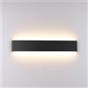 Klighten Lampada da Parete LED Interno 16W, 51cm Applique da Parete Alluminio Moderne, Lampada Muro per Soggiorno, Camera da Letto, Scala, Corridoi, 1520 Lumen, Bianco Caldo 3000K, Nero
