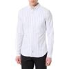 Dockers Stretch Oxford Shirt, Camicia Uomo, Marrone (Oxford Delft), XL