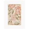 Westwing Collection Tappeto in lana con motivo floreale ricamato Rosha -