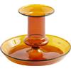 Hay - Portacandela Flare - Arancione - Vetro borosilicato tinto