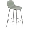 Muuto - Sedia da bar Fiber - Verde - Materiale composito riciclato - Designer Iskos-Berlin