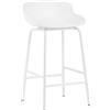 Normann Copenhagen - Sgabello bar Hyg - Bianco - Polipropilene - Designer Simon Legald