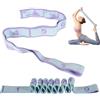 KEORHEZ 2 Pezzi Yoga Stretching Band, Elastico Danza, Elastico Ginnastica Artistica, Adatti Per Pilates, Danza E Ginnastica (8 Loops Viola 90 CM + 9 Loops Blu 110 CM)