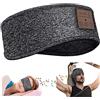 NiC IS COCNG Cuffie per Dormire Regalo Uomo Donna, Musica Wireless Sport Fascia Cuffie con Ultra Sottili HD Stereo Altoparlanti, Perfette per Sport, Traversine Laterali, Viaggi Aerei, Meditazione E Relax