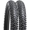 YUNSCM 2-PCS 20 pollici bicicletta pneumatici 20x2.125/57-406 Compatible with Montagna bicicletta 20x2.0 20x2.10 20x2.125 20x2.15 pneumatici (Y-1116)