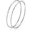 VONALA Orecchini a cerchio in argento Sterling 925 per donne e ragazze, di 20, 30, 40, 50, 60 e 70 mm, 70mm, Argento sterling, Non pietra preziosa