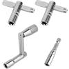 Penitue 4pz Chiavi Tamburo, Forma-Z & Forma-T & Punta Trapano Chiavi d'Accordatura con Scatola Portaoggetti Hardware Percussioni Acustiche Elettroniche Strumento Accessori Essenziali Regali Batterista