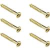 LT Easiyl 6 Viti Per Ponte Tremolo 27 mm X M3.5 Parti Di Ricambio Per Chitarra Elettrica Stile PRS Montaggio Per Chitarra Per Piastra Per Manico Della Chitarra Elettrica Oro