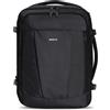 ECOHUB Zaino Ryanair 40x30x20 cm, Bagaglio a Mano 24L, 13 Tasche, Leggero | Tasca Antifurto, Sotto il Sedile, Cerniere SBS, Apertura a 180°, Resistente all'acqua, Materiale Riciclato, per Viaggi Aerei