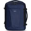 ECOHUB Zaino Ryanair 40x30x20 cm, Bagaglio a Mano 24L, 13 Tasche, Leggero | Tasca Antifurto, Sotto il Sedile, Cerniere SBS, Apertura a 180°, Resistente all'acqua, Materiale Riciclato, per Viaggi Aerei