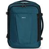 ECOHUB Zaino Ryanair 40x30x20 cm, Bagaglio a Mano 24L, 13 Tasche, Leggero | Tasca Antifurto, Sotto il Sedile, Cerniere SBS, Apertura a 180°, Resistente all'acqua, Materiale Riciclato, per Viaggi Aerei