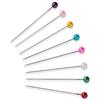 Prym Pearl Head Pins 0.58 x 40 mm Assorted Colours Plastic Box, Alloy Steel, Multi, 40 x 0,58mm