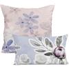 Happy Friday HappyFriday Set di federe per cuscino Delicate Bouquet multicolore 2 pezzi